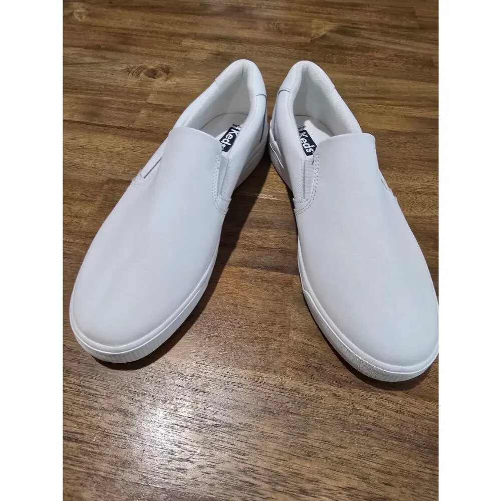 Keds Women's Pursuit Slip-On Leather Sneaker Size 8.5 W